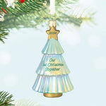 Our First Christmas Together 2024 Glass Ornament