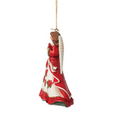 Red Angel with Cardinals Ornament