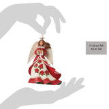 Red Angel with Cardinals Ornament
