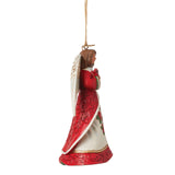 Red Angel with Cardinals Ornament
