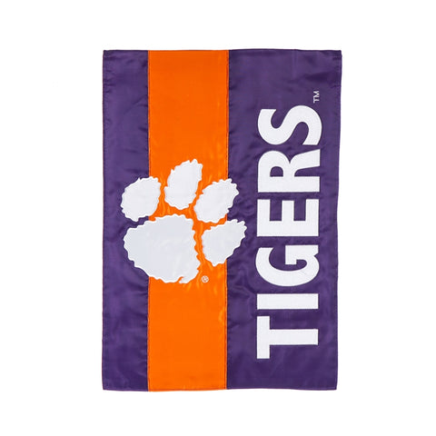 Clemson Tigers Embellished Garden Flag