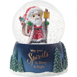 May Your Spirits Be Merry And Bright Annual Santa Snow Globe