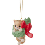 Hanging Out For The Holidays 2024 Dated Cat Ornament