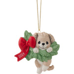 Hanging Out For The Holidays 2024 Dated Dog Ornament