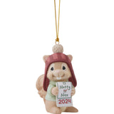 Have You Been Nutty Or Nice? 2024 Dated Animal Ornament