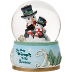 You Bring Warmth To The Season Annual Snowman Musical Snow Globe