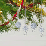 Star Metal Ornament Hooks, Set of 4