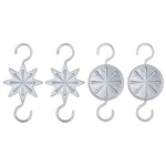 Star Metal Ornament Hooks, Set of 4