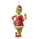 Grinch with Bag if Coal Ornament