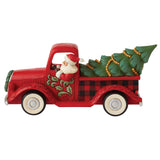 Highland Glen Santa Truck Figurine