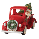 Highland Glen Santa Truck Figurine