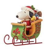 Snoopy & Woodstock in Sleigh