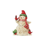 Snowman with Earmuffs Figurine