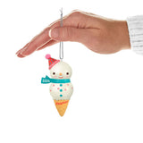 Daughter Snowman Ice Cream Cone 2024 Ornament