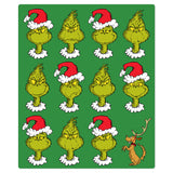 Dr. Seuss™ Grinch Faces Fleece Blanket, 51x62