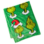 Dr. Seuss™ Grinch Faces Fleece Blanket, 51x62