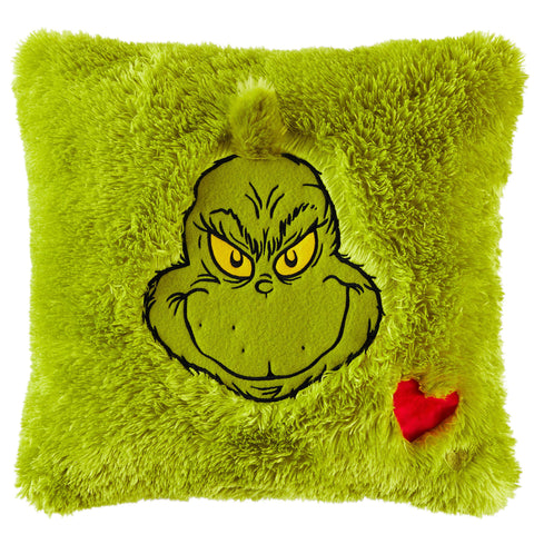 Dr. Seuss's How the Grinch Stole Christmas!™ Grinch Light-Up Pillow, 16x16
