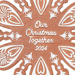 Our Christmas Together 2024 Porcelain Ornament
