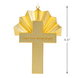 God's Love Shines Bright Metal Ornament