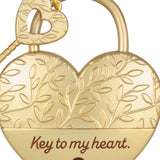 Key to My Heart Metal Ornament