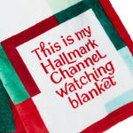 Hallmark Channel Watching Plaid Blanket, 50x60