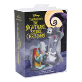 Disney Tim Burton's The Nightmare Before Christmas Jack and Sally With Tombstones Hallmark Ornaments, Set of 2