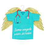 Some Angels Wear Scrubs Ornament