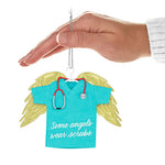 Some Angels Wear Scrubs Ornament