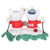 Merry Mice With Popcorn Garland Ornament