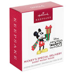 Mini Disney Mickey Mouse Mickey's Special Delivery Ornament, 1.16"