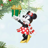 Mini Disney Minnie Mouse Minnie's Special Delivery Ornament, 1.31"