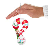 Naughty or Nice? Ornament With Light and Sound