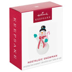 Mini Nostalgic Snowman Ornament, 1.45"