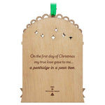 Twelve Days of Christmas Papercraft Ornament