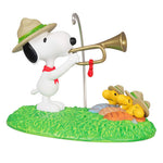 The Peanuts® Gang Beagle Scouts 50th Anniversary Rise and Shine! Ornament and Pin, Set of 2