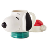 Peanuts® Santa Snoopy Musical Sculpted Mug, 23 oz.