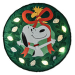 Peanuts® Snoopy Wreath Light-Up Pillow, 17"