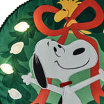 Peanuts® Snoopy Wreath Light-Up Pillow, 17"