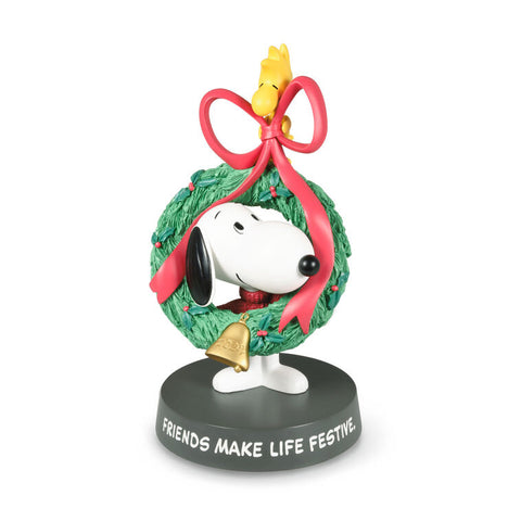 Peanuts® Snoopy and Woodstock Year-Dated Christmas Figurine, 6.7"