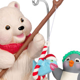 Snowball and Tuxedo Fishing Friends Ornament