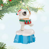 Little Drummer Bear Musical Ornament