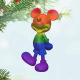 Disney Mickey Mouse Rainbow Mickey Ornament