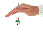 Mini Retro Reindeer Ornament, 1.41"