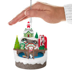 Santa's Seaside Carnival Musical Ornament With Light and Motion