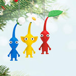 Nintendo Pikmin™ Red, Yellow, and Blue Pikmin Ornaments, Set of 3