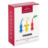 Nintendo Pikmin™ Red, Yellow, and Blue Pikmin Ornaments, Set of 3