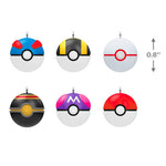 Mini Pokémon Poké Balls Ornaments, Set of 6