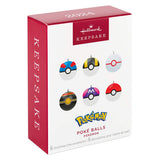 Mini Pokémon Poké Balls Ornaments, Set of 6