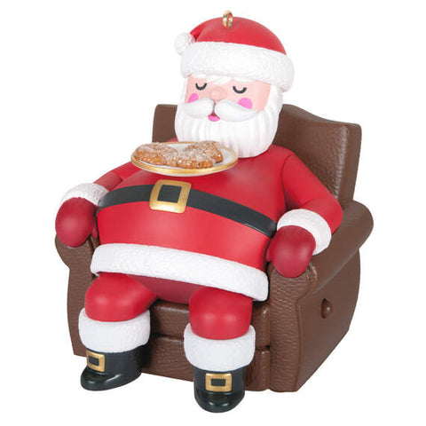 Snoring Santa Ornament With Sound and Motion
