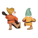 Disney Snow White and the Seven Dwarfs Bashful and Doc Ornaments, Set of 2